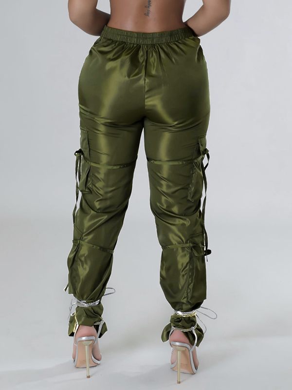 Zip-Front Cargo Pants--Clearance