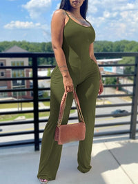 Solid Cami Jumpsuit--Clearance