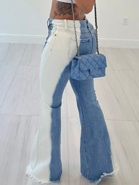 Ombre Flared Jeans--Clearance