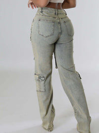 Vintage Cargo Jeans--Clearance