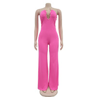 Indiebeautie Strapless Wide-Leg Jumpsuit