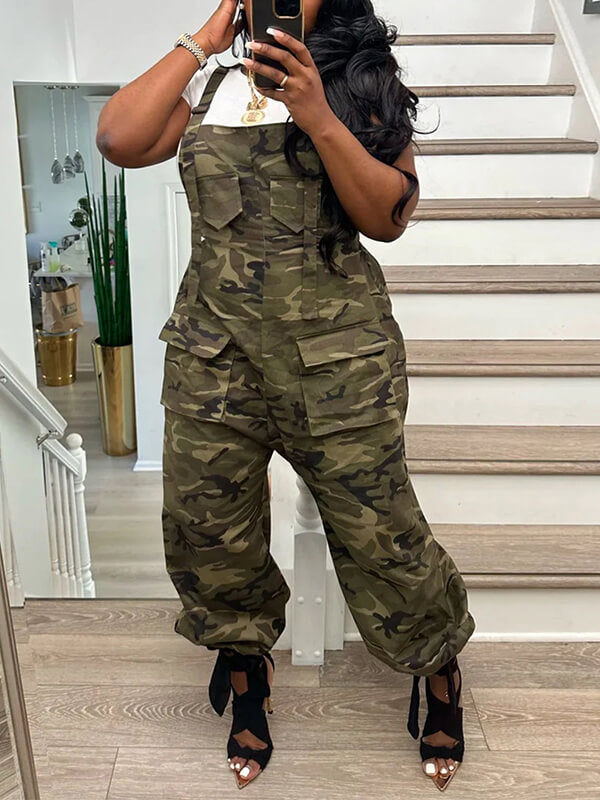 Indiebeautie Camo Cargo Overalls