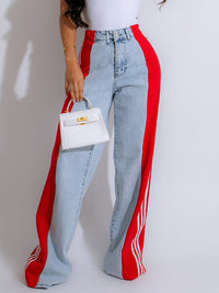 Indiebeautie Side Stripe Jeans