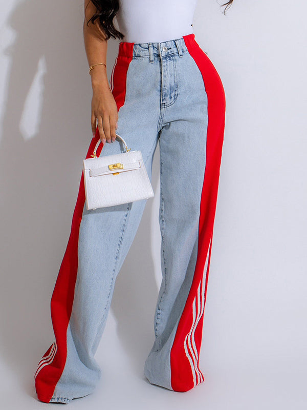 Indiebeautie Side Stripe Jeans