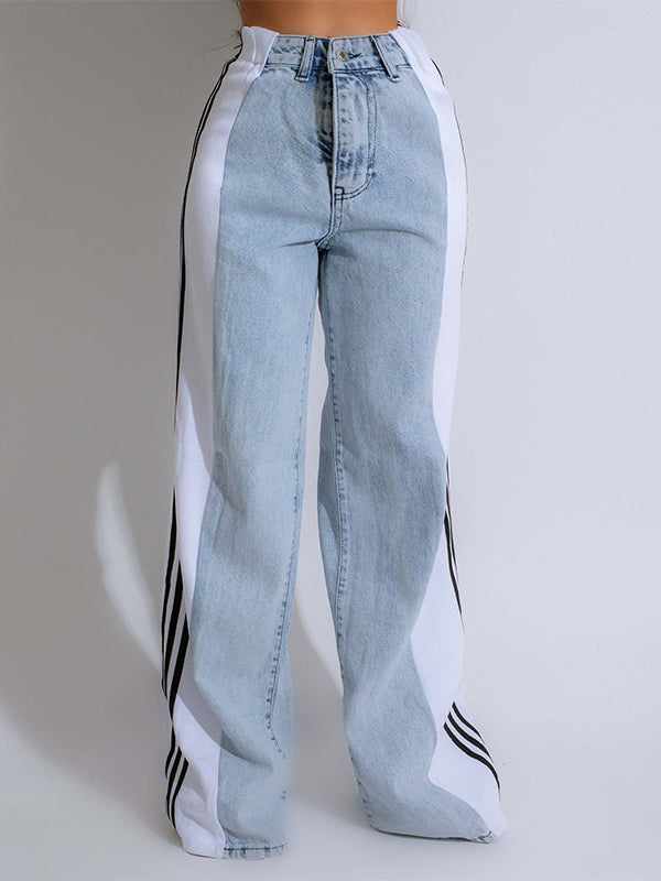 Indiebeautie Side Stripe Jeans