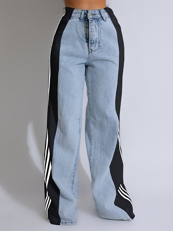 Indiebeautie Side Stripe Jeans