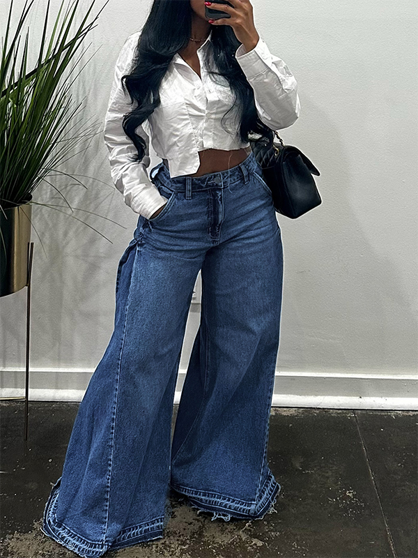 Indiebeautie Wide Leg Jeans