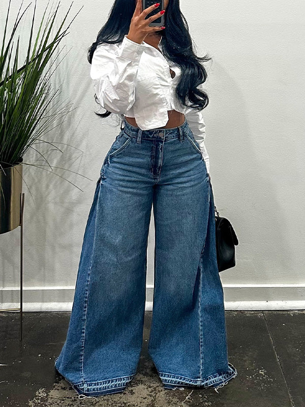 Wide Leg Jeans -- sold out