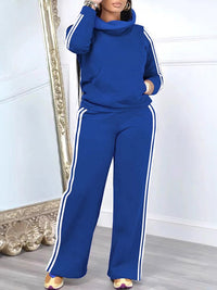 Side Stripe Sweatshirt & Pants Set