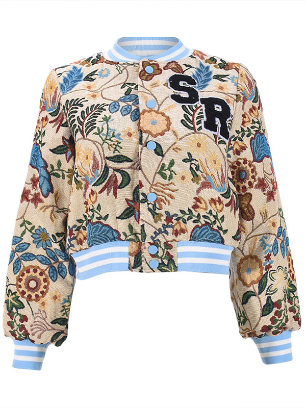 Printed Bomber Jacket