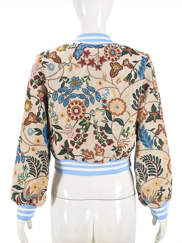 Printed Bomber Jacket