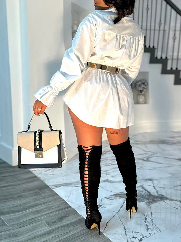 White Shirt Dress