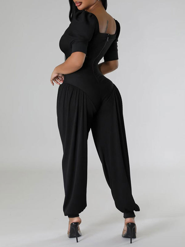 Solid Jogger Jumpsuit