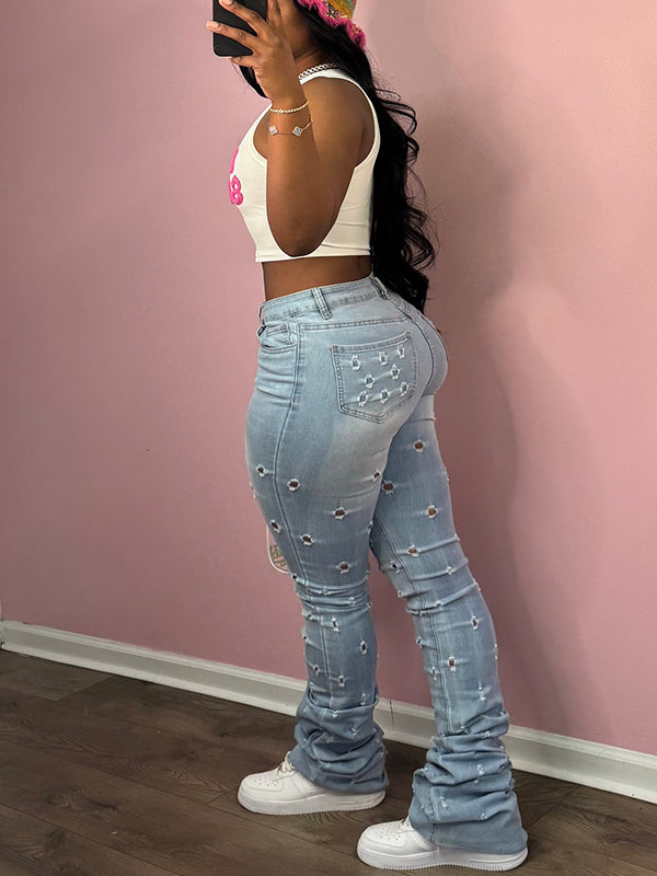 Cutout Jeans