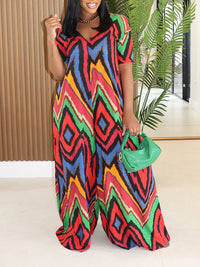 Printed Wide-Leg Jumpsuit