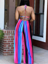 Ombre Halter Jumpsuit