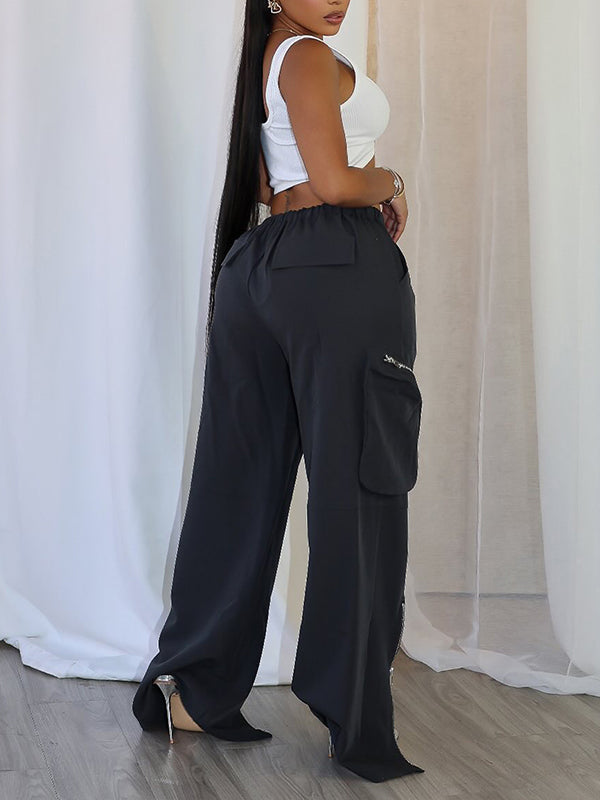 Zip Cargo Pants