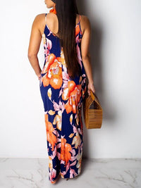 Leaf Print Cami Dress--Clearance