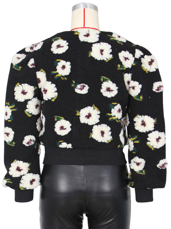 Floral Bomber Jacket--Clearance