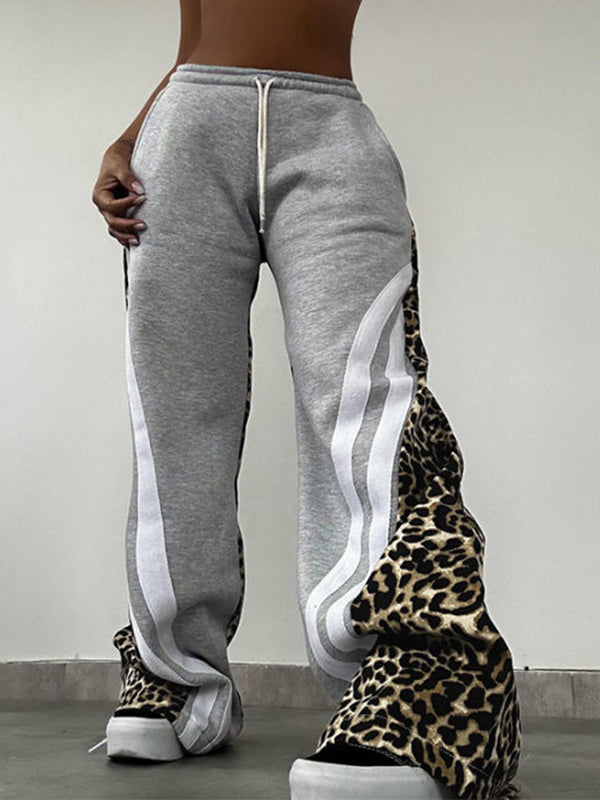 Leopard Combo Sweatpants